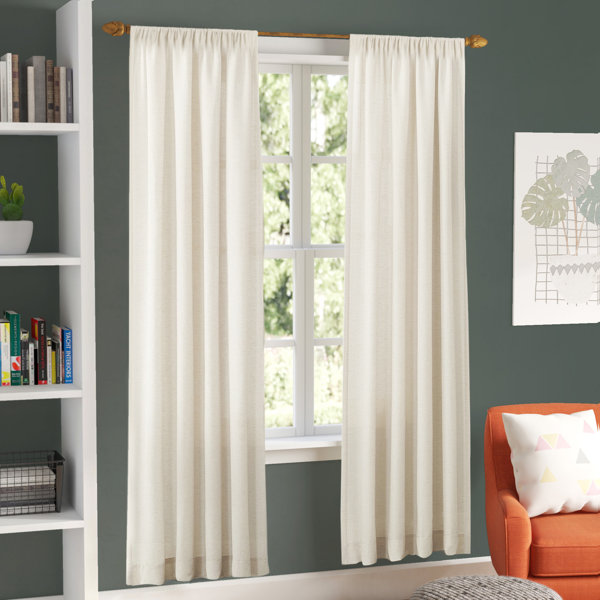 Belgian Flax Linen Curtain | Wayfair